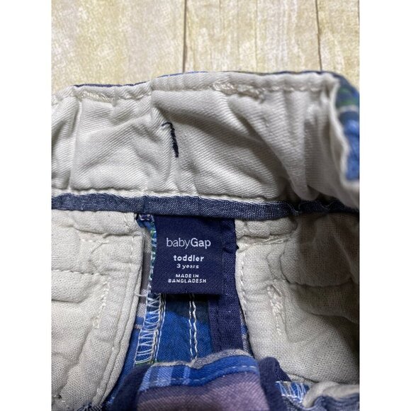 Baby Gap Plaid Shorts Size 3 - Picture 2 of 3